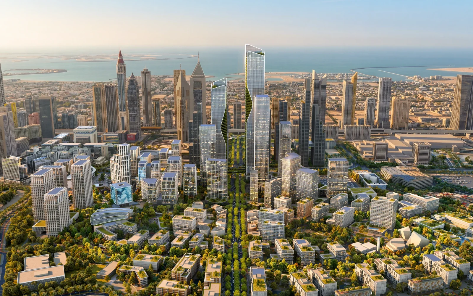 DIFC Zabeel District – Masterplan Daytime